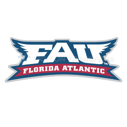 Florida Atlantic Owls Logo T-shirts Iron On Transfers N4377 - Click Image to Close